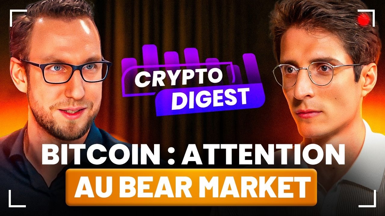 Le Bitcoin à un niveau clé, tout se joue maintenant | Analyse de marché avec Mathieu Jamar