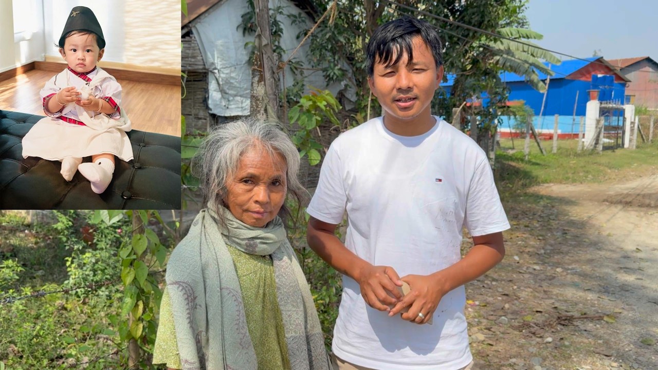 Eshin Gurung's birthday was celebrated in this way at the camp.
