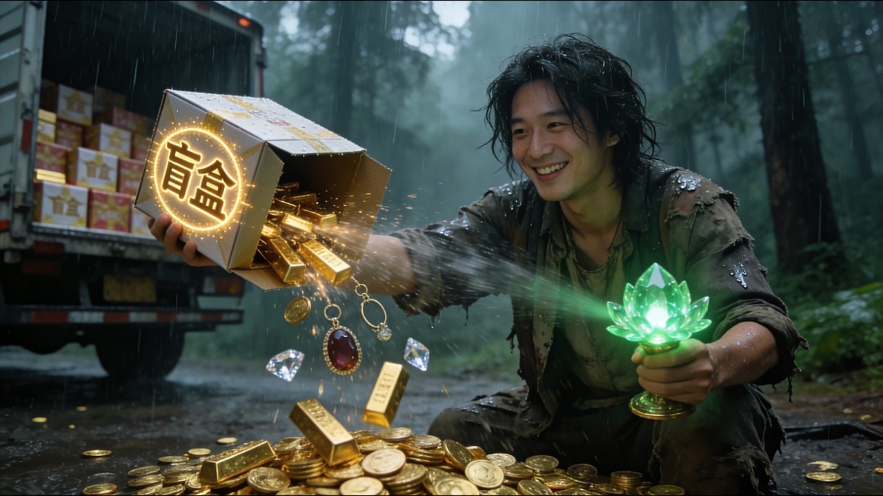 【完結】🔥寶蓮燈碎裂覺醒天眼，草根裝卸工人靠開貨櫃盲盒、賭石尋寶，一路逆襲登頂千億航運總裁！