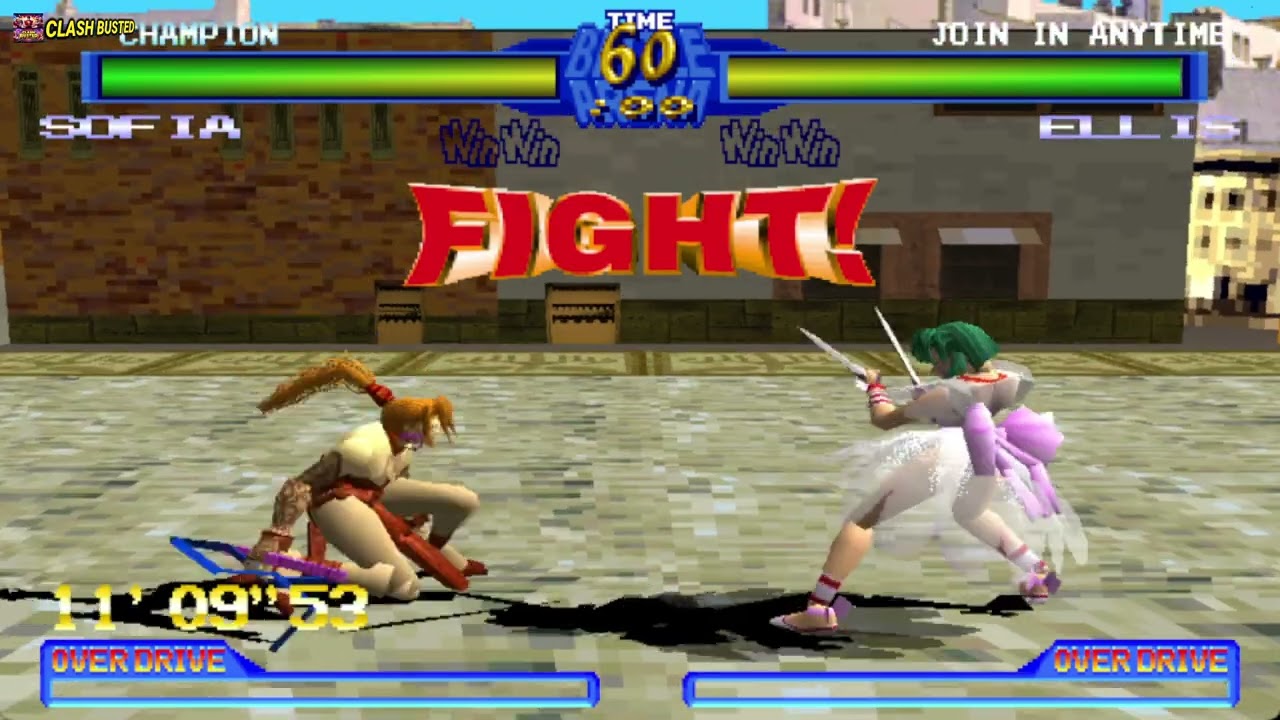 Sofia vs Ellis | Battle Arena Toshinden 2 | PS1 Gameplay