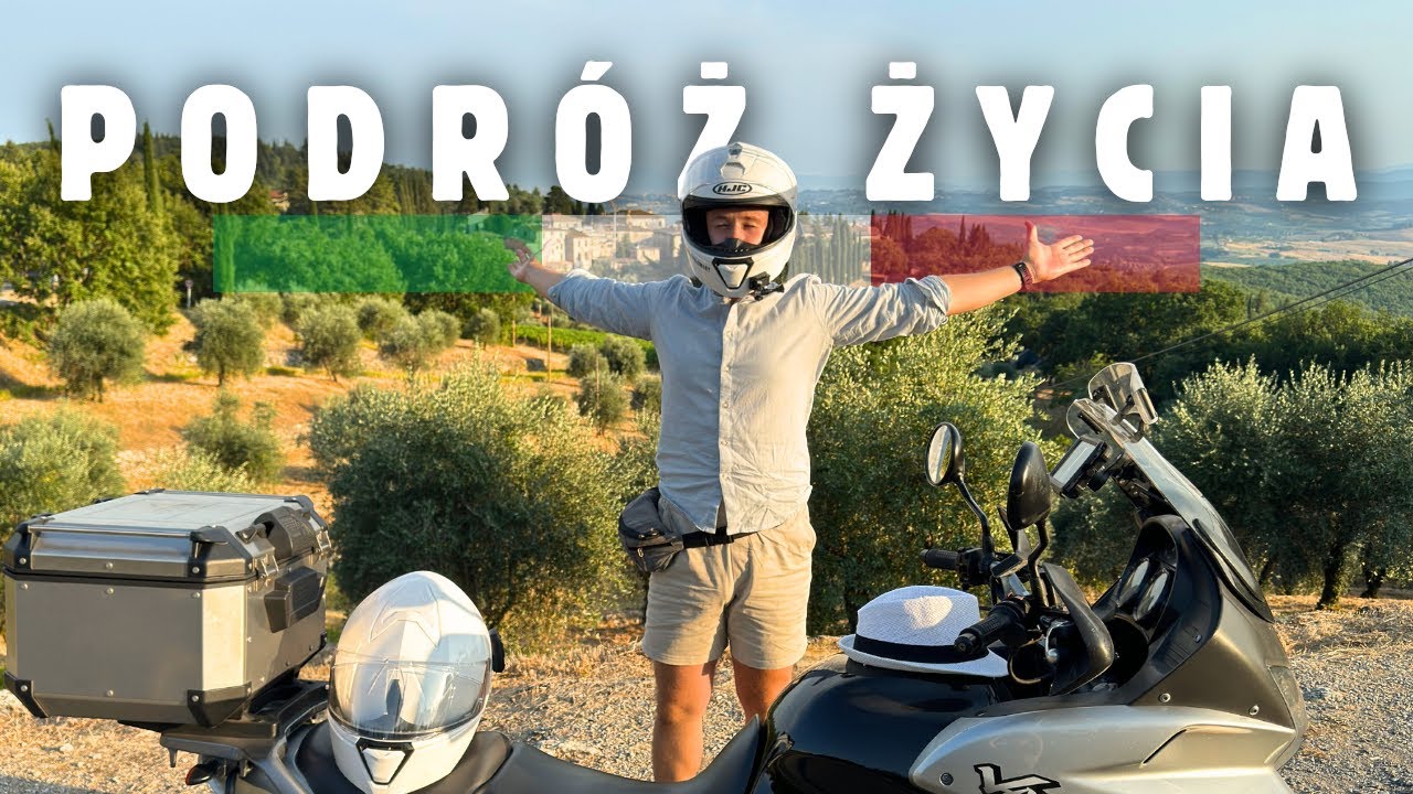 Włochy na Motocyklu: NIESAMOWITA Podróż Poślubna - Toskania! [EP.1]