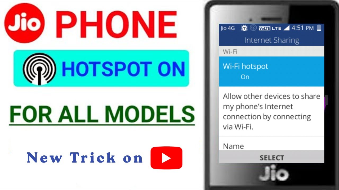 ⚡Jio Phone ma hotspot on kaisa kara जियो फोन 🔥🔥🔥