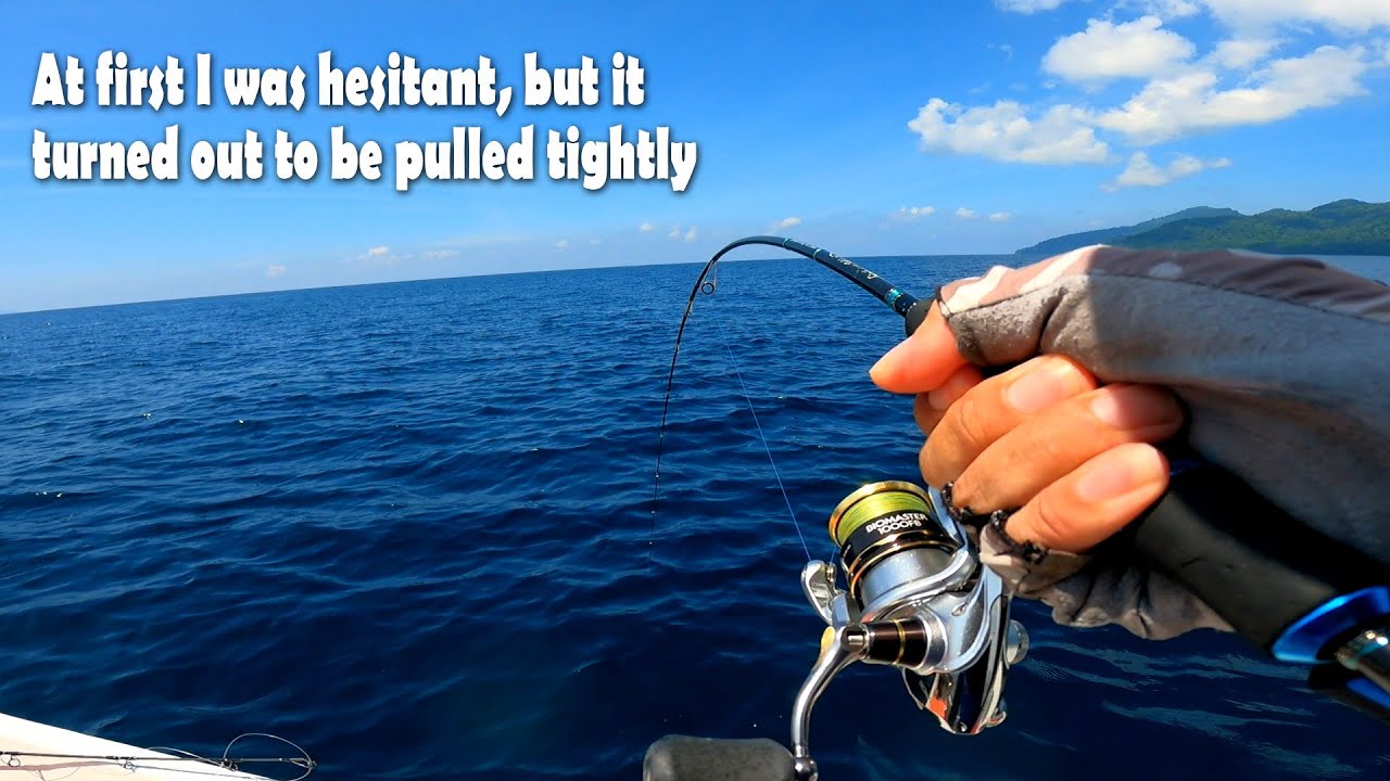 ULTRALIGHT JIGGING IN WATERS MORE THAN 50 METERS DEEP, PULLED HARD BY BOTTOM FISH