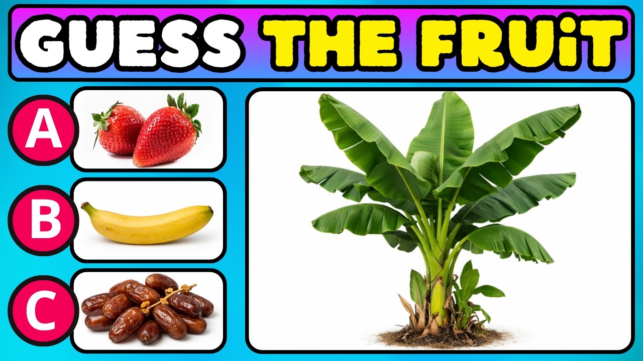 99% Fail This Ultimate Fruit Challenge! 🌳 Can You Guess The Fruit From Its Tree?