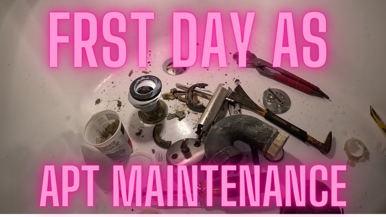 1st Day as an apartment maintenance person