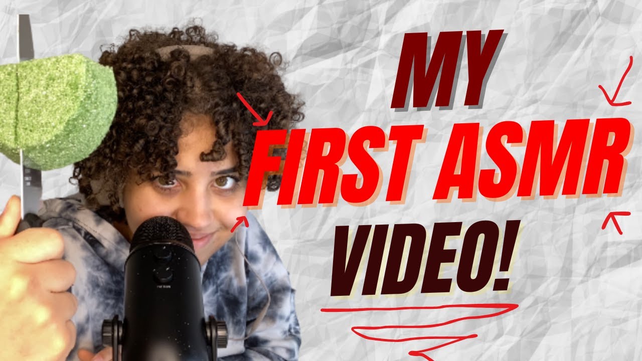 My First ASMR Video 💖 Tapping, Brushing, Combing, Spray Sounds, water sounds & Foam Cutting