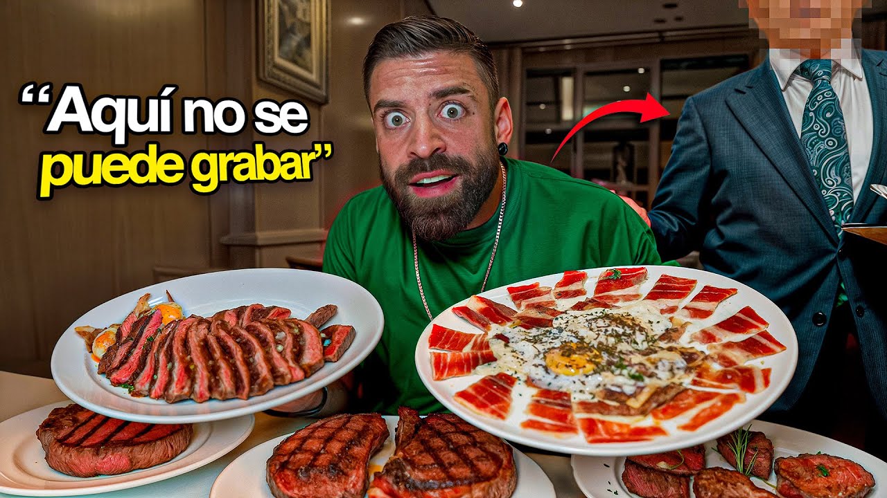 CASI ME ECHAN del MEJOR RESTAURANTE de MADRID donde NADIE HA GRABADO...