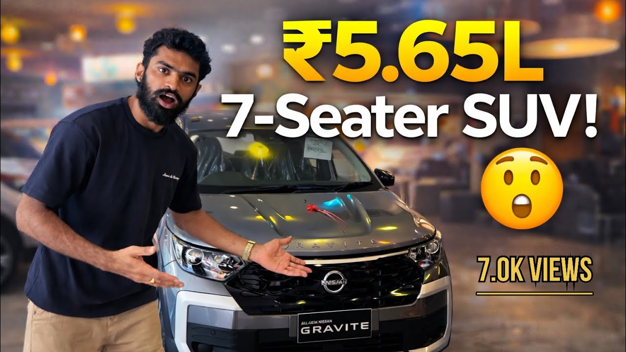 ₹5.65 Lakhs 7-Seater SUV 😲 | Nissan Gravite Full Review | On-Road Price & Features| Rakesh Car World