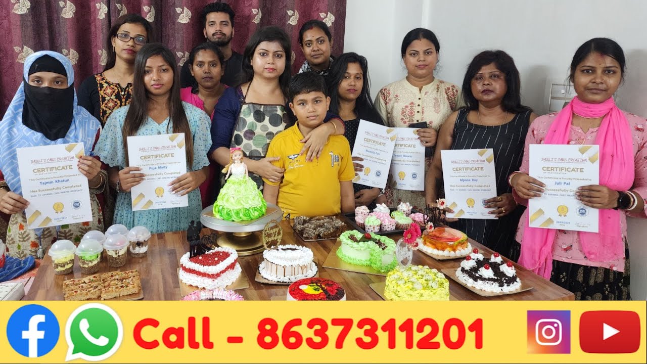 Basic to Advance Cake Baking Class in RAJARHAT | KOLKATA | HABRA | NAIHATI | Bablis Cake Creation