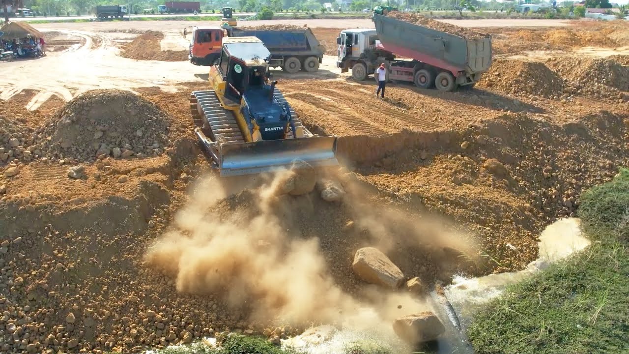 Exercise caution when operating heavy machinery in region, as the terrain is prone to instability