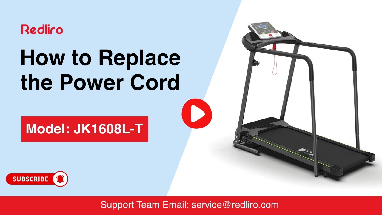 JK1608L-T | How to Replace the Power Cord on Your Redliro Treadmill (Quickly & Safely)