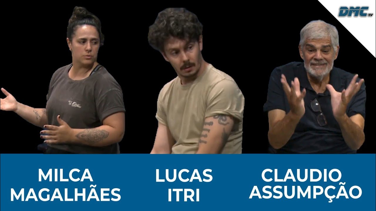 CLAUDIO ASSUMPÇÃO, LUCAS ITRI E MILCA MAGALHÃES