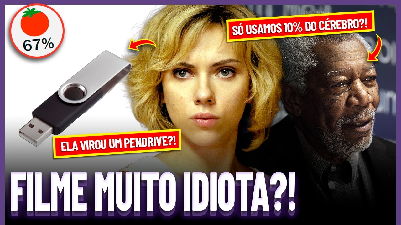 “Lucy” e a MENTIRA dos 10%: o Filme que ENGANOU o Mundo | Filmes que Existem #048
