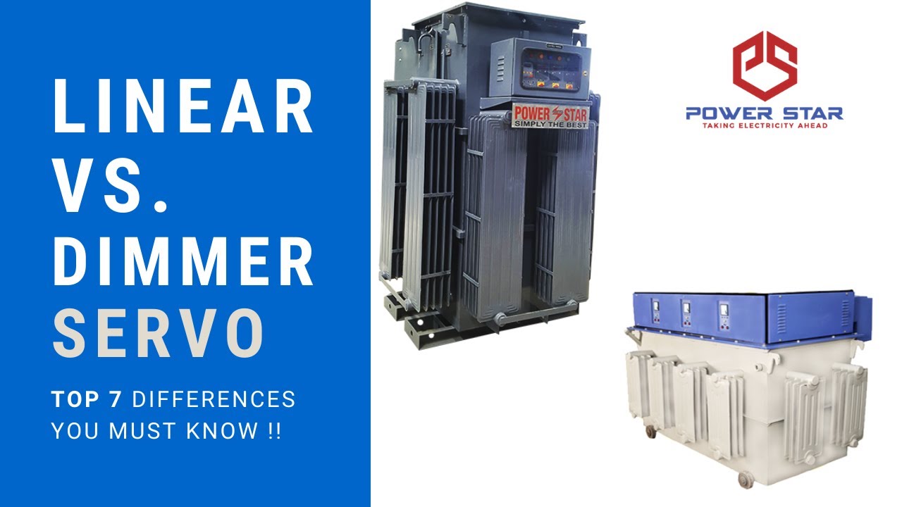 DIFFERENCE LINEAR Vs. DIMMER SERVO VOLTAGE STABILIZER | GET SAVED FROM HUGE LOSSES | POWER STAR |