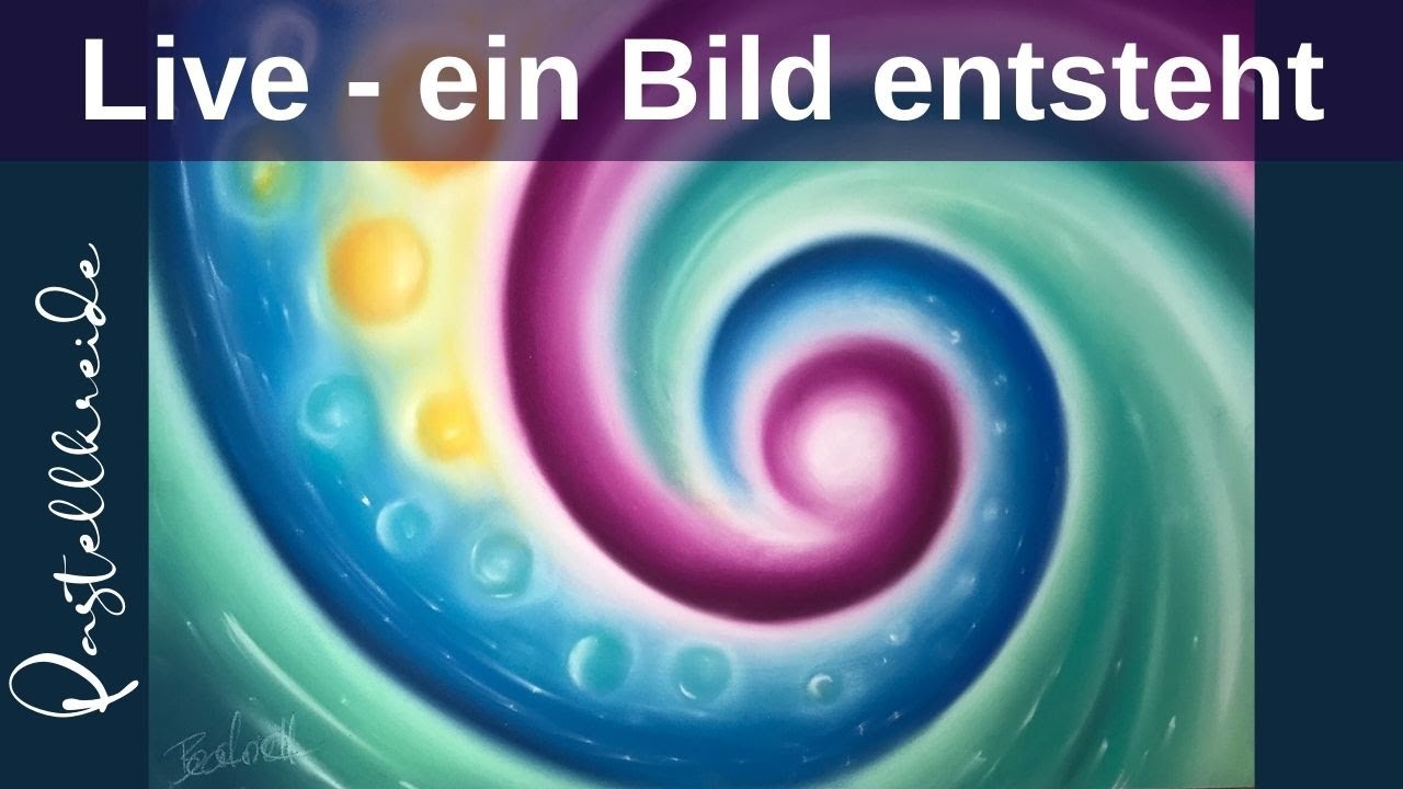 Live und intuitiv Malen mit Pastelkreide