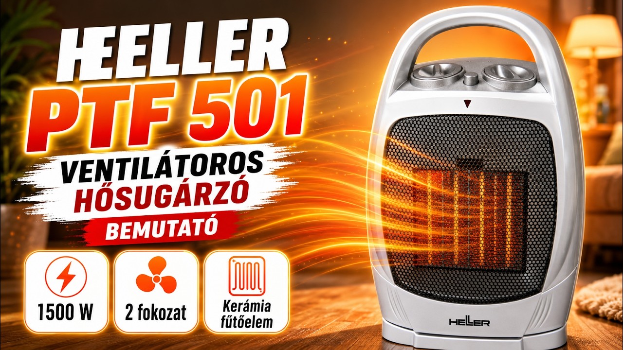 HELLER  Fan Heater    PTF 501  -ventilátoros hősugárzó-