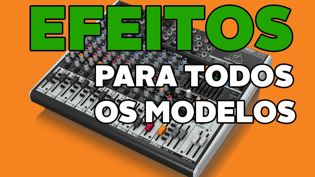 EFEITOS EM QUALQUER MESA BEHRINGER