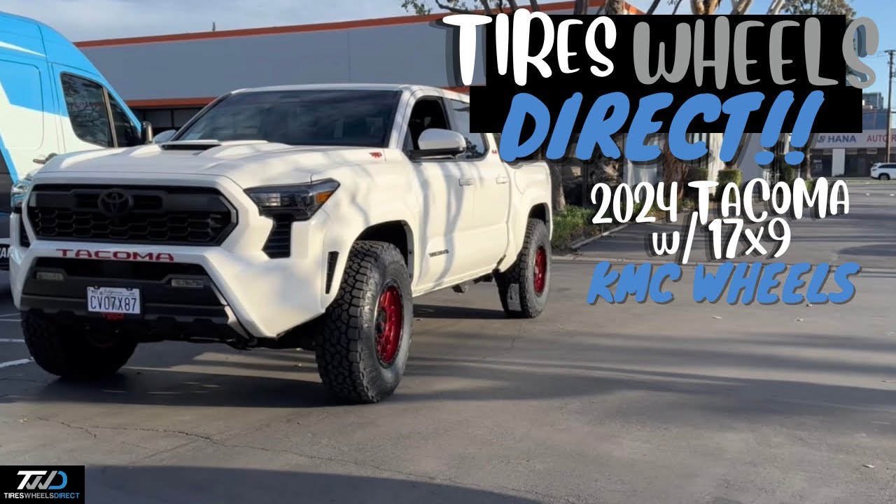 2024 Toyota Tacoma on KMC KM544 17X9 +18 Offset | Toyo Open Country A/T3 size: 285/75/17 What fits.