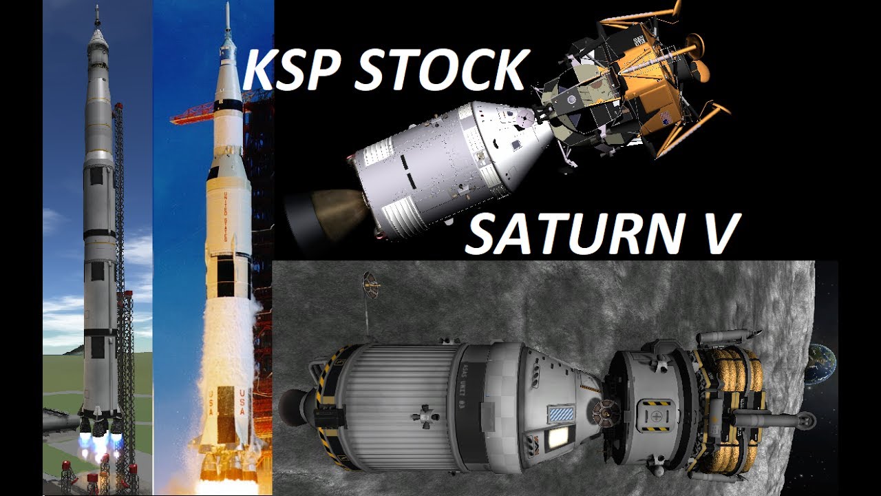 KSP Saturn V Stock Parts (Re-done) -Apollo 11