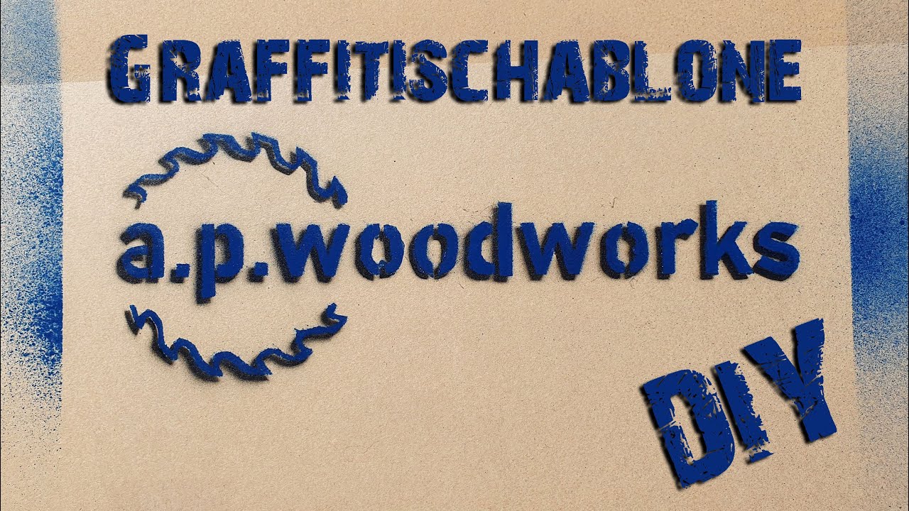 DIY - Graffiti Schablone - zum Pinseln oder Spr&uuml;hen
