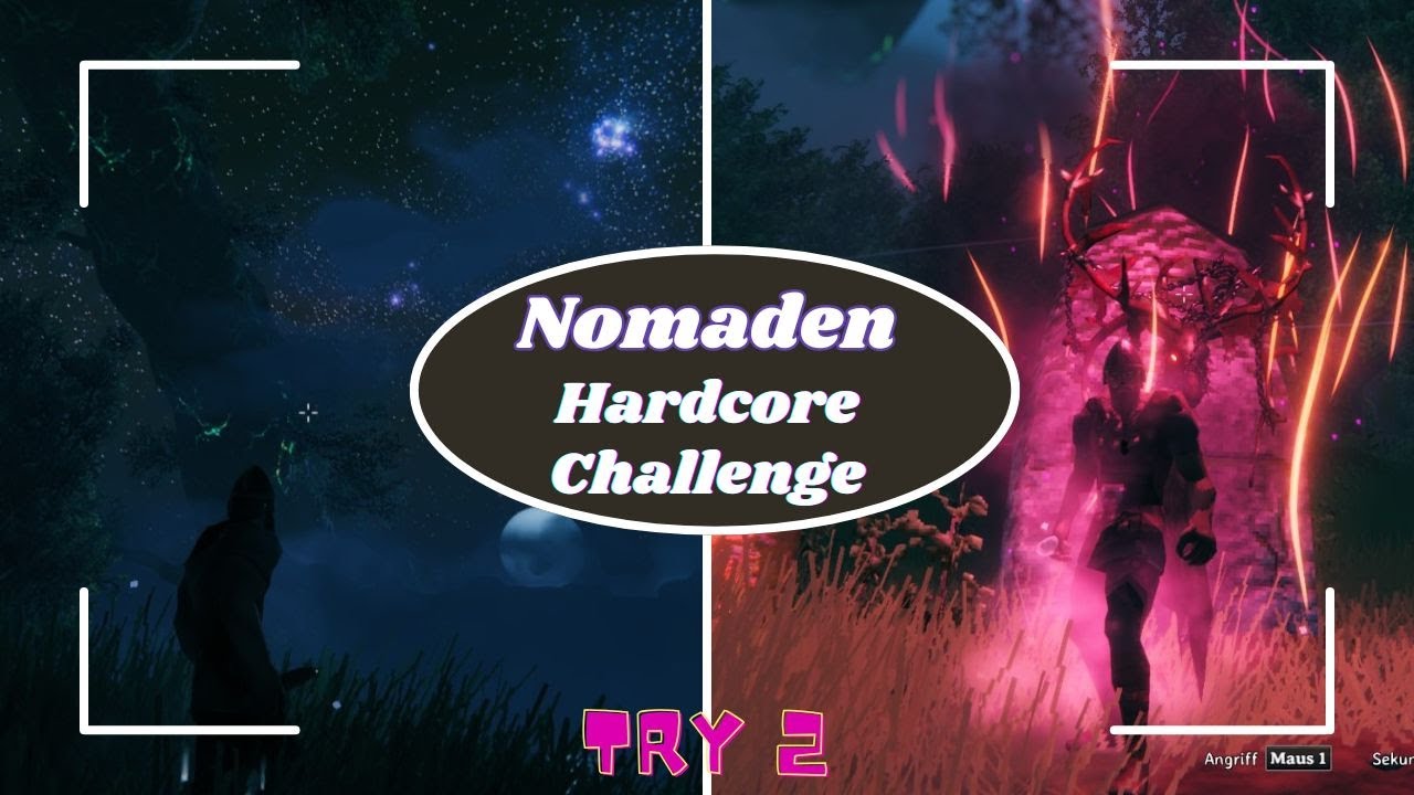 Try 2 Valheim Nomaden Challenge, es wird Hardcore,  keine Base, keine Portale, keine Karte Folge 55