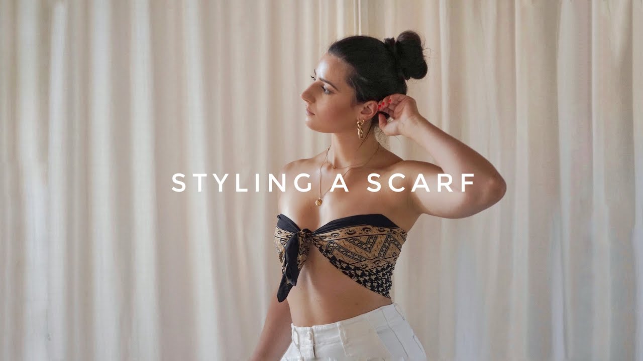 EASY WAYS TO STYLE A SCARF FOR SUMMER | Gemary