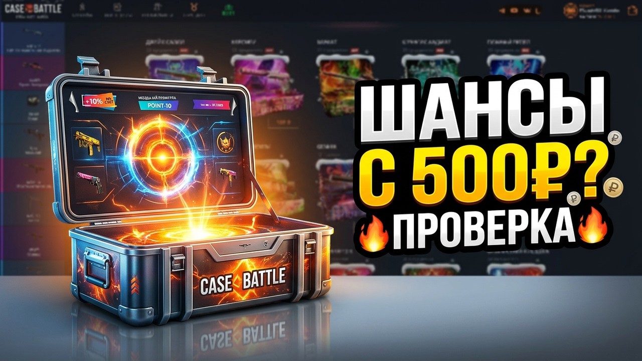 Я ВЕРНУЛСЯ НА CASE-BATTLE🔥 ПРОВЕРКА КЕЙС БАТЛ С 500 РУБЛЕЙ🔥КАКИЕ ШАНСЫ???