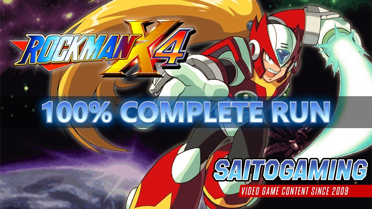 Rockman X4 (PSX) Zero 100% Complete Playthrough (All Items + Upgrades)