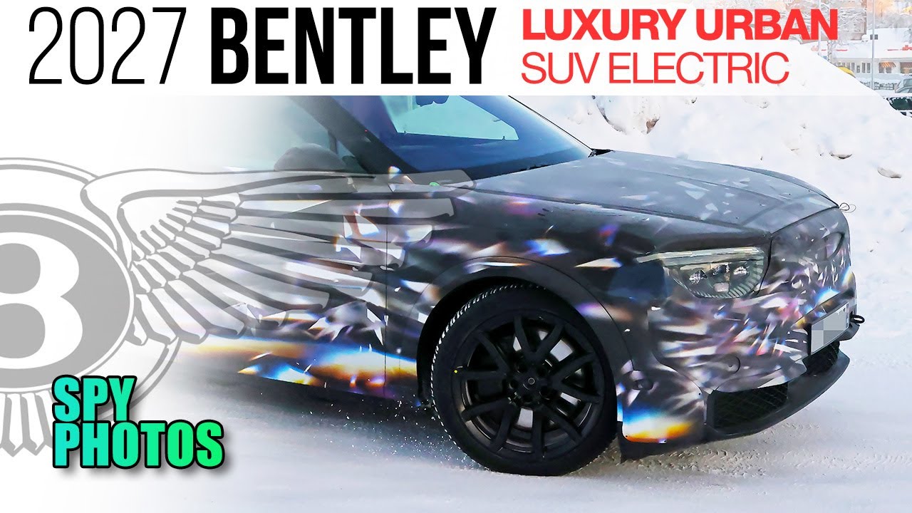 Bentley Luxury Urban SUV EV 2027 // Шпионские фотографии