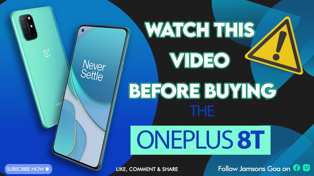SHOULD YOU BUY THE ONE PLUS 8T IN 2021?🤔 | Full Unboxing & Review | JAMSONS GOA