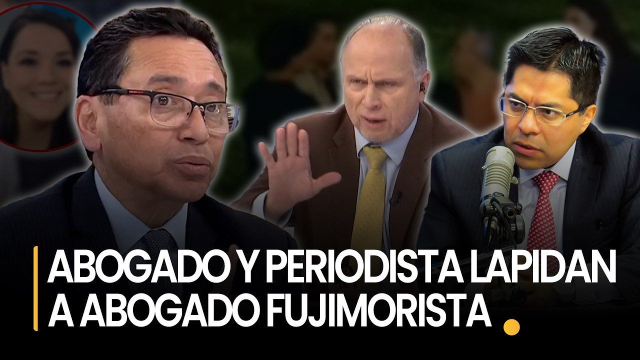EN VIVO FUJIMORISTA ABANTO ES DESTR0ZADO POR PERIODISTA Y ABOGADO POR CASO ADRIÁN VILLAR