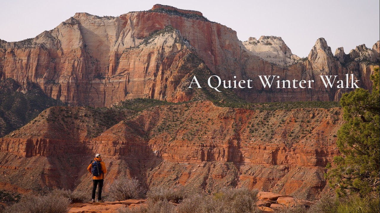 Quiet Winter Hike on Watchman Trail | Zion National Park