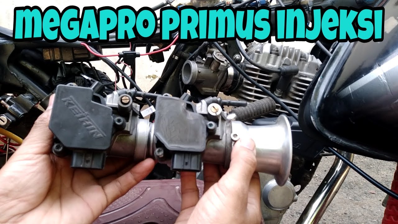 Modifikasi Megapro Primus jadi injeksi - Surabaya