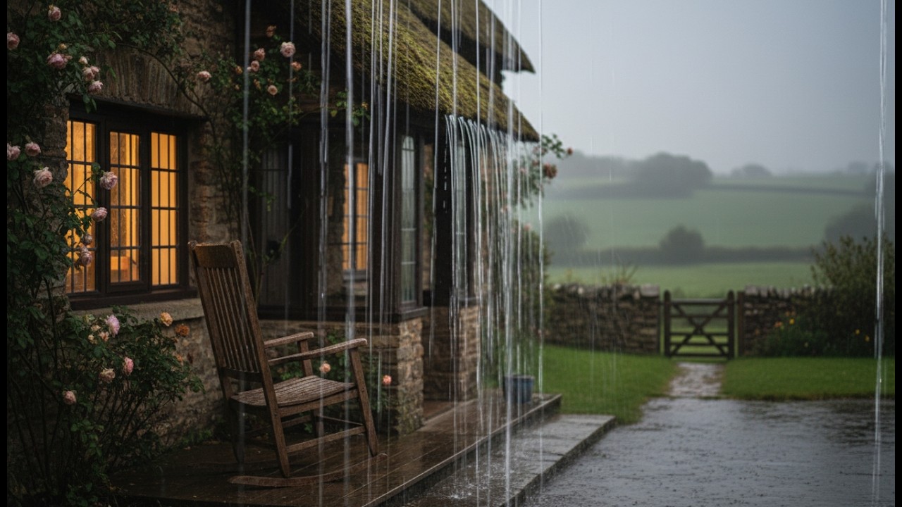 Rainy Days in an English Cottage 🌧️ | Cozy Interiors & Peaceful Vibes