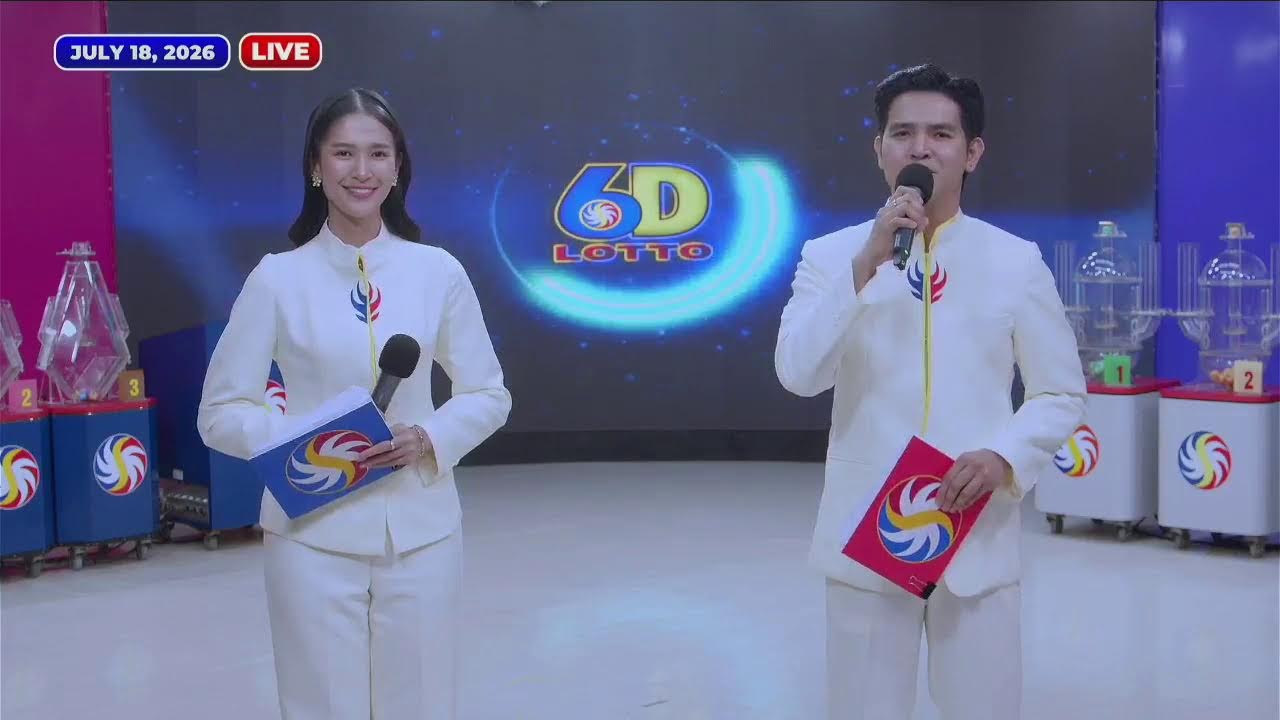 [LIVE] PCSO 9:00 PM Lotto Draw - July 18, 2026