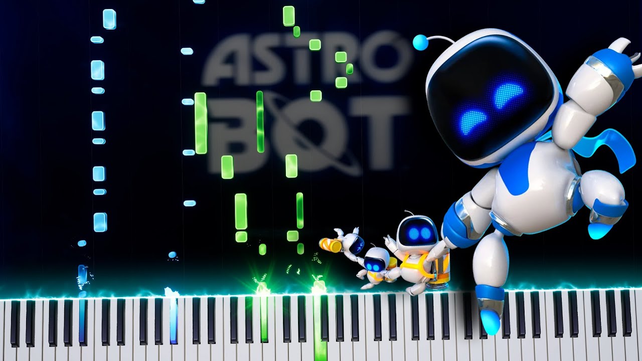 Astro Bot - Main Theme (I Am Astro Bot): Piano Tutorial