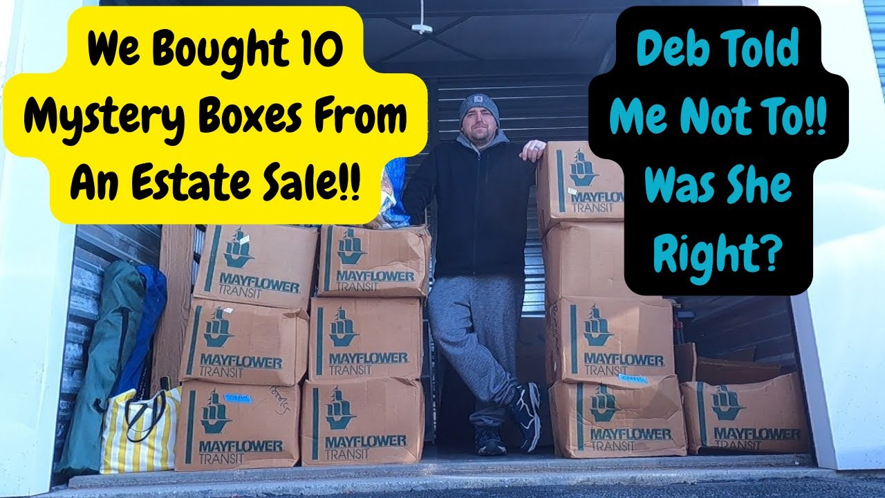 We Bought 10 Estate Sale Book Mystery Boxes!! What Was Inside?