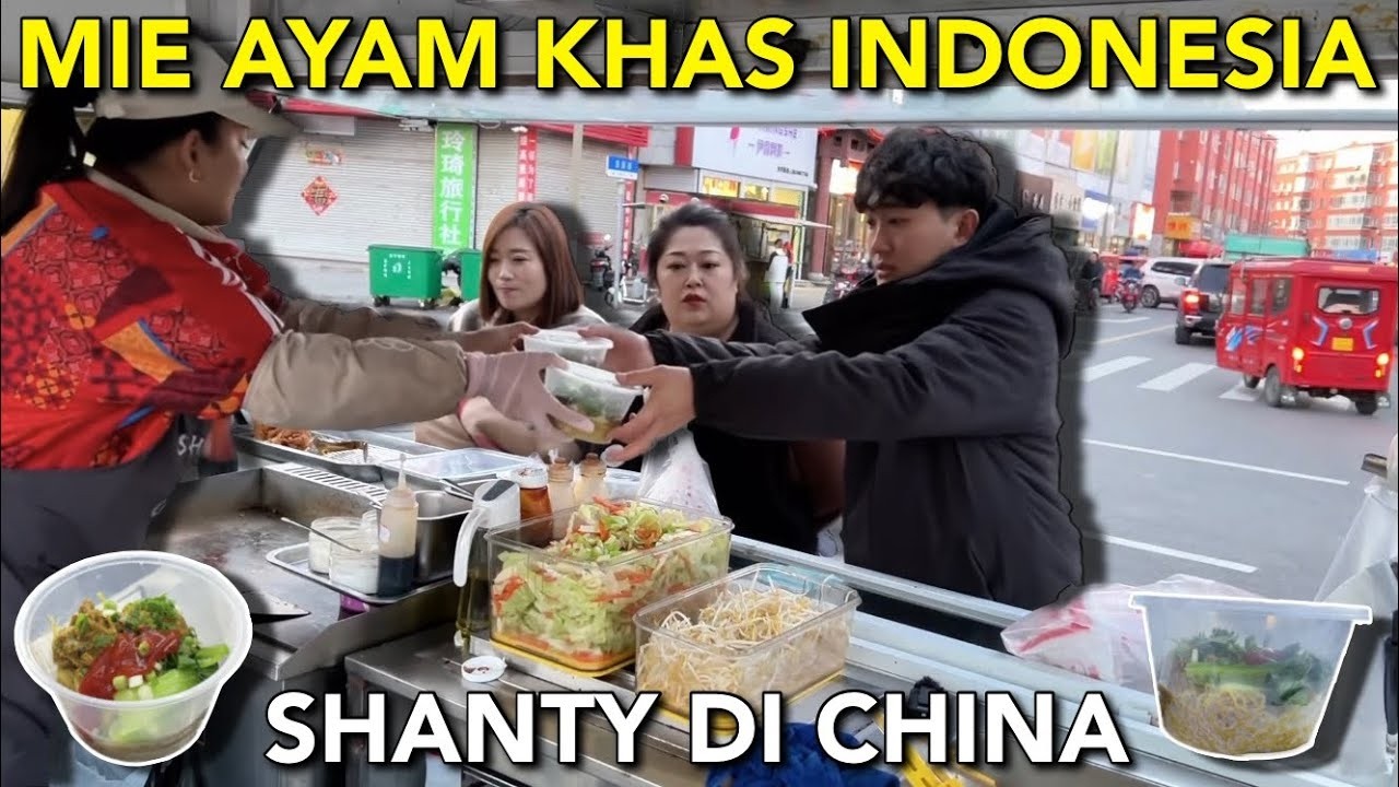 JUAL MIE AYAM KHAS INDONESIA DI CHINA ! PADA PENASARAN RASANYA, ALHAMDULILLAH BANYAK YANG SUKA🥹