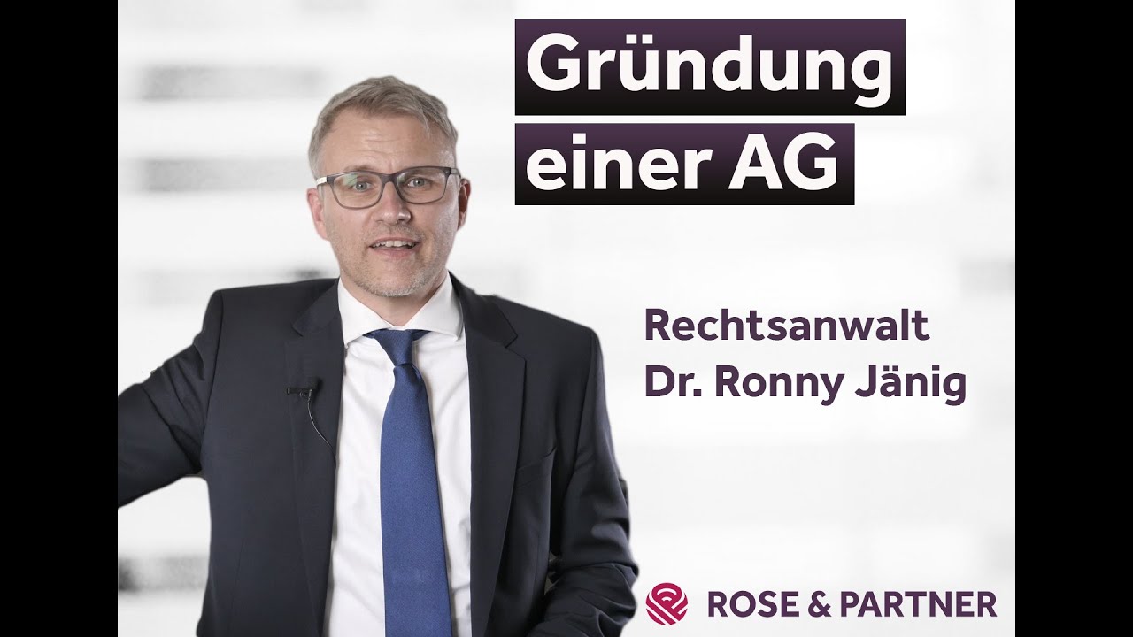AG gründen - Ablauf, Dokumente, Kosten, Vorteile -  Gründung Aktiengesellschaft