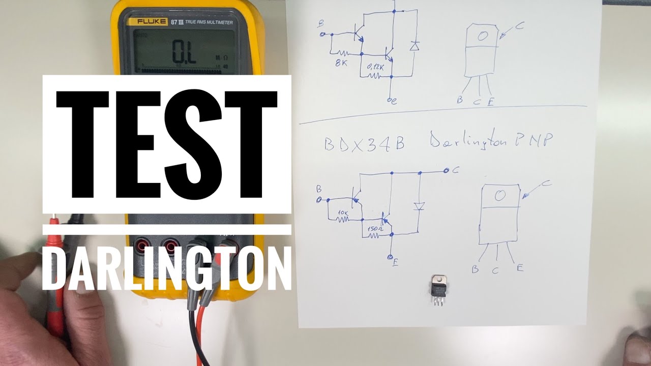 Come si controlla un DARLINGTON con il tester