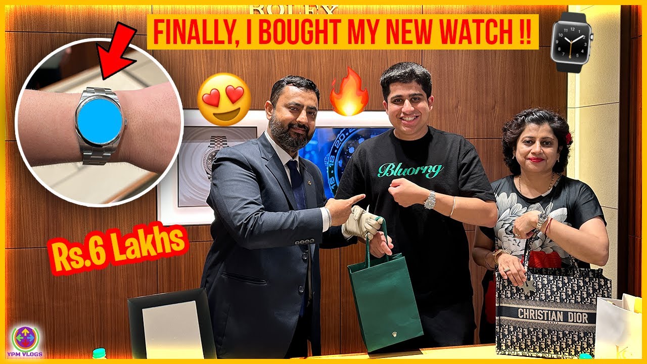 FINALLY, I BOUGHT MY NEW WATCH worth Rs.6 LAKHS !! 😍😱