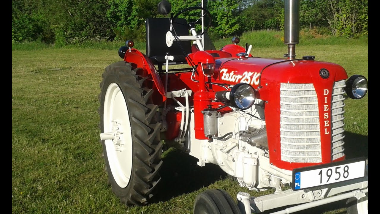 TRAKTROR  ZETOR 25 K - RENOWACJA