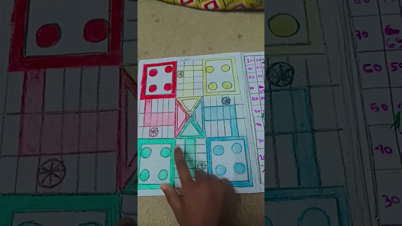 ludo making and snake ladder making hancraft.........