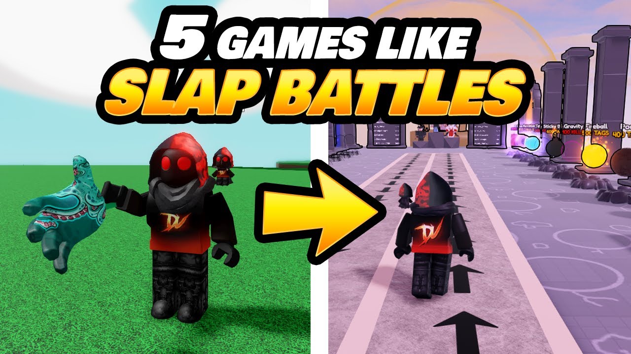 5 ИГР, ПОХОЖИХ НА SLAP BATTLES, В ROBLOX