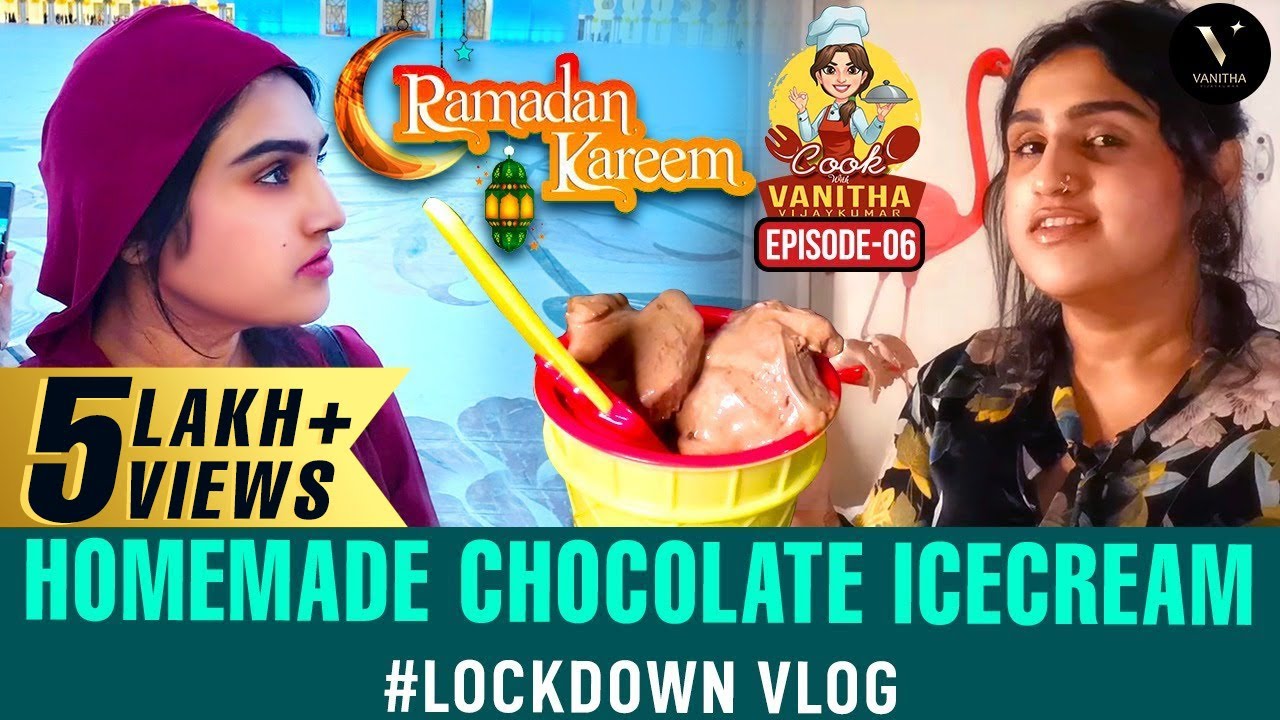 Ramadan Spl | Vanitha's Belgium Chocolate Gelato Ice-Cream | Cook With VV Epi 6 | Vanitha Vijaykumar