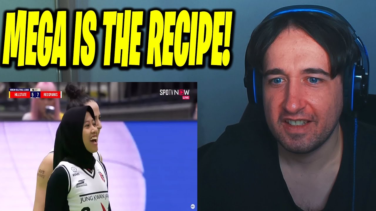 [V-League] | Kompilasi Spike Kemenangan Brutal Megawati Hangestri! Red Sparks vs Hill State REACTION