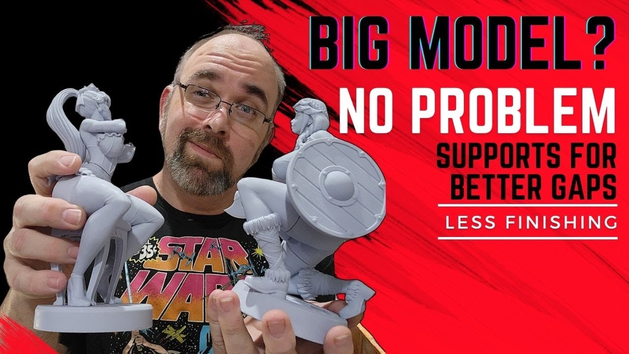 3D Resin Printing Lychee Slicer Supporting BIG models for less gaps