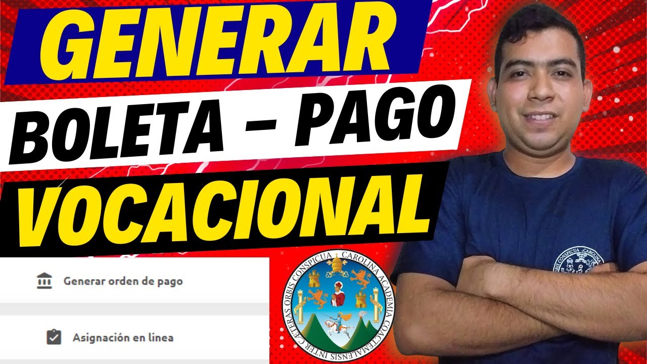 🔴Cómo Generar la Boleta y Asignación para el 📄EXAMEN DE ORIENTACIÓN VOCACIONAL USAC 2027 | Tutorial💻