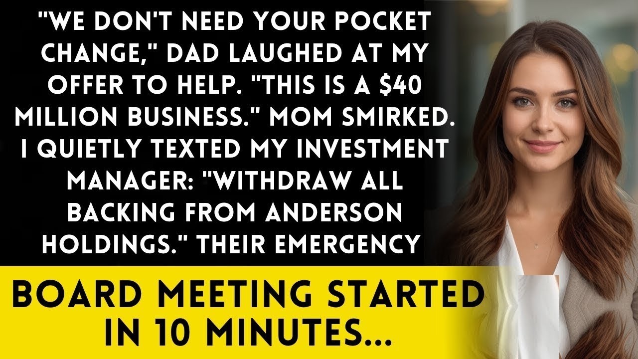 Family Rejected My 300K Investment Offer   They Didn't Know I Control Their Funding