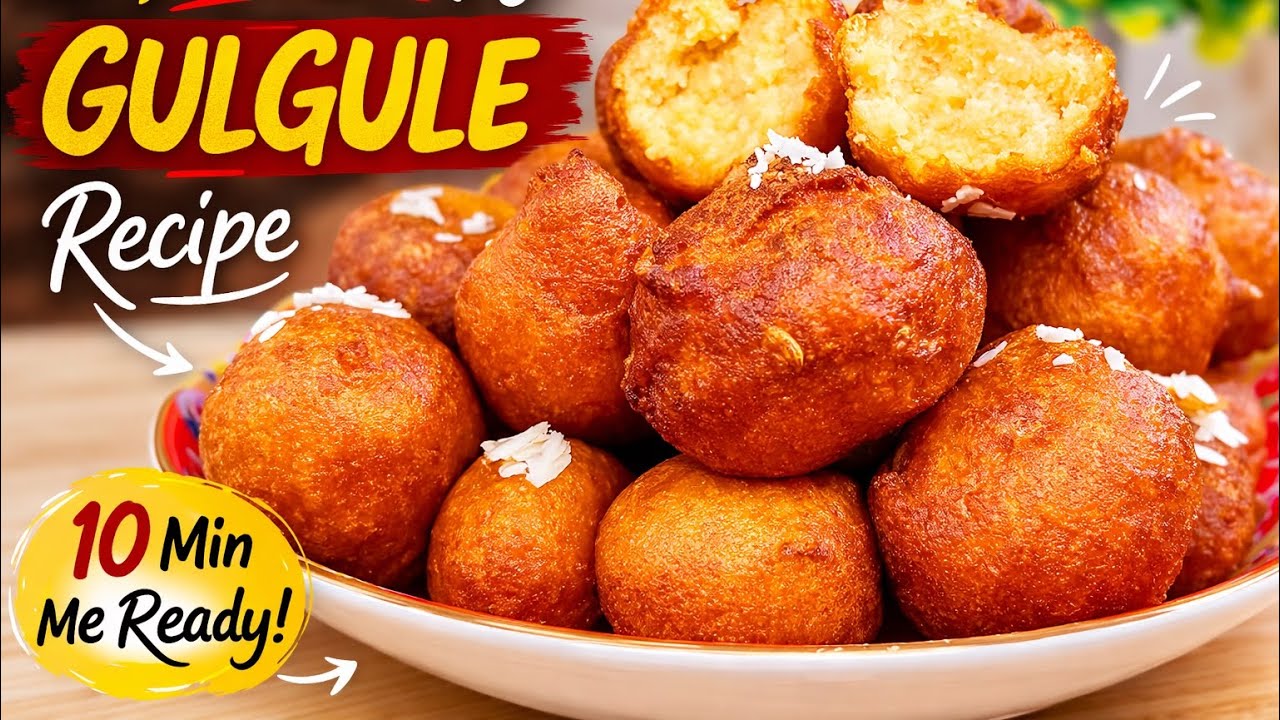 Gudi Padwa Special Gulgule | गेंहू के आटे और गुड़ के गुलगुले